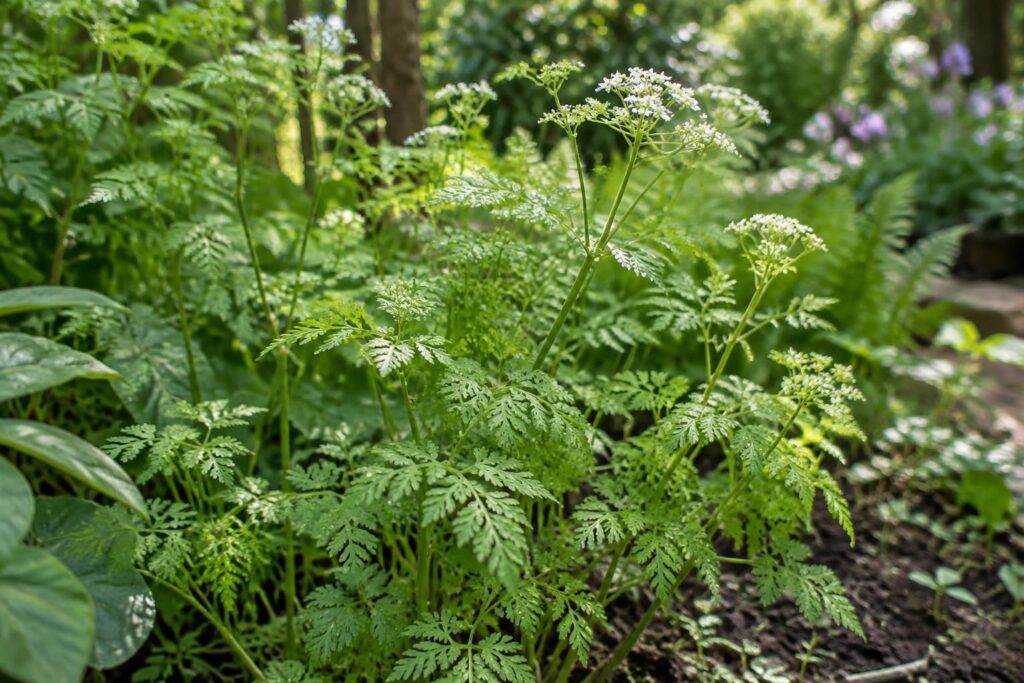 Cerfeuil : la plante des mi-ombres