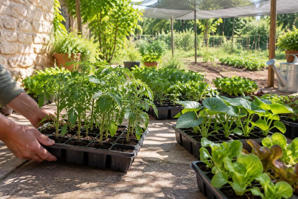 Endurcir ses plants avant plantation